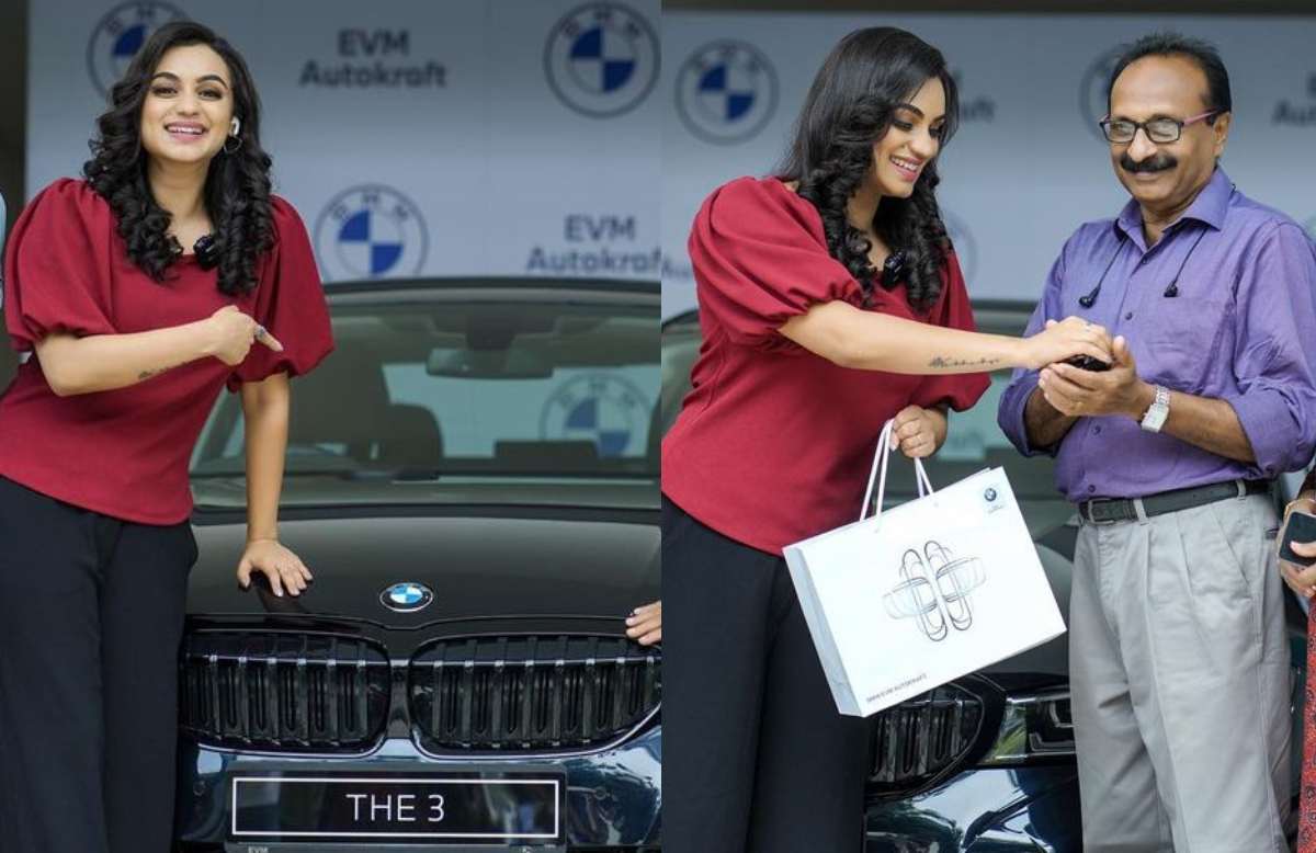 Lakshmi Nakshathra bought New BMW Car 