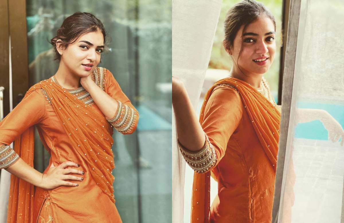 ഓറഞ്ച് സല്വാറില് അതീവ സുന്ദരിയായി മോളിവുഡിന്റെ സ്വന്തം ക്യൂട്ട് നായിക നസ്രിയ നസീം.!! | Nazriya Nazim Fahadh Looks Damn Gorgeous In Orange Salwar 1 Nazriya Nazim Fahadh