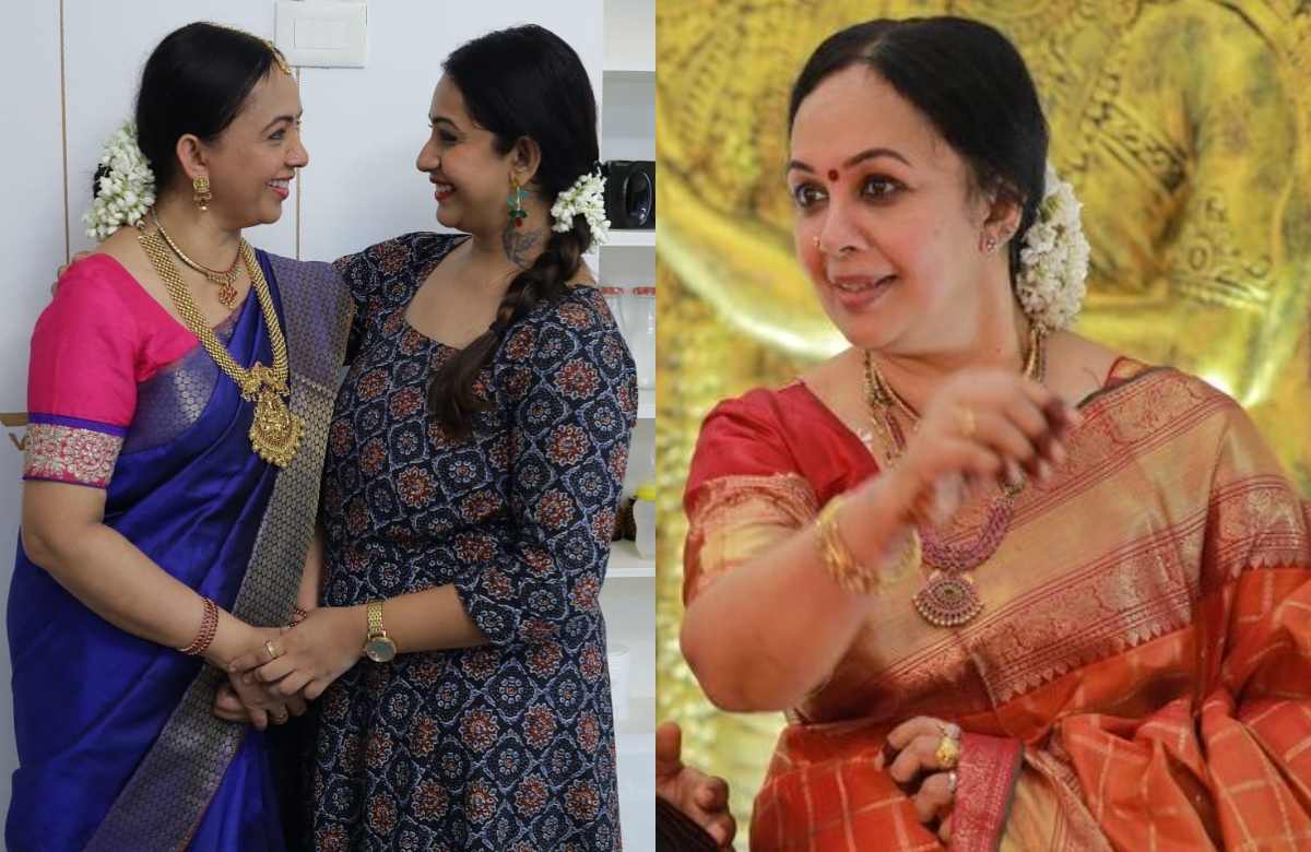 അമ്മക്കൊരു കല്യാണം.. ഒരു കൂട്ട്! എന്റെ ഏറ്റവും വലിയ ആഗ്രഹവും സ്വപ്നവും; വീഡിയോ വൈറൽ.!! | Sowbhagya Vekitesh mother Thara Kalyan bridal makeover 1 Sowbhagya Vekitesh mother Thara Kalyan