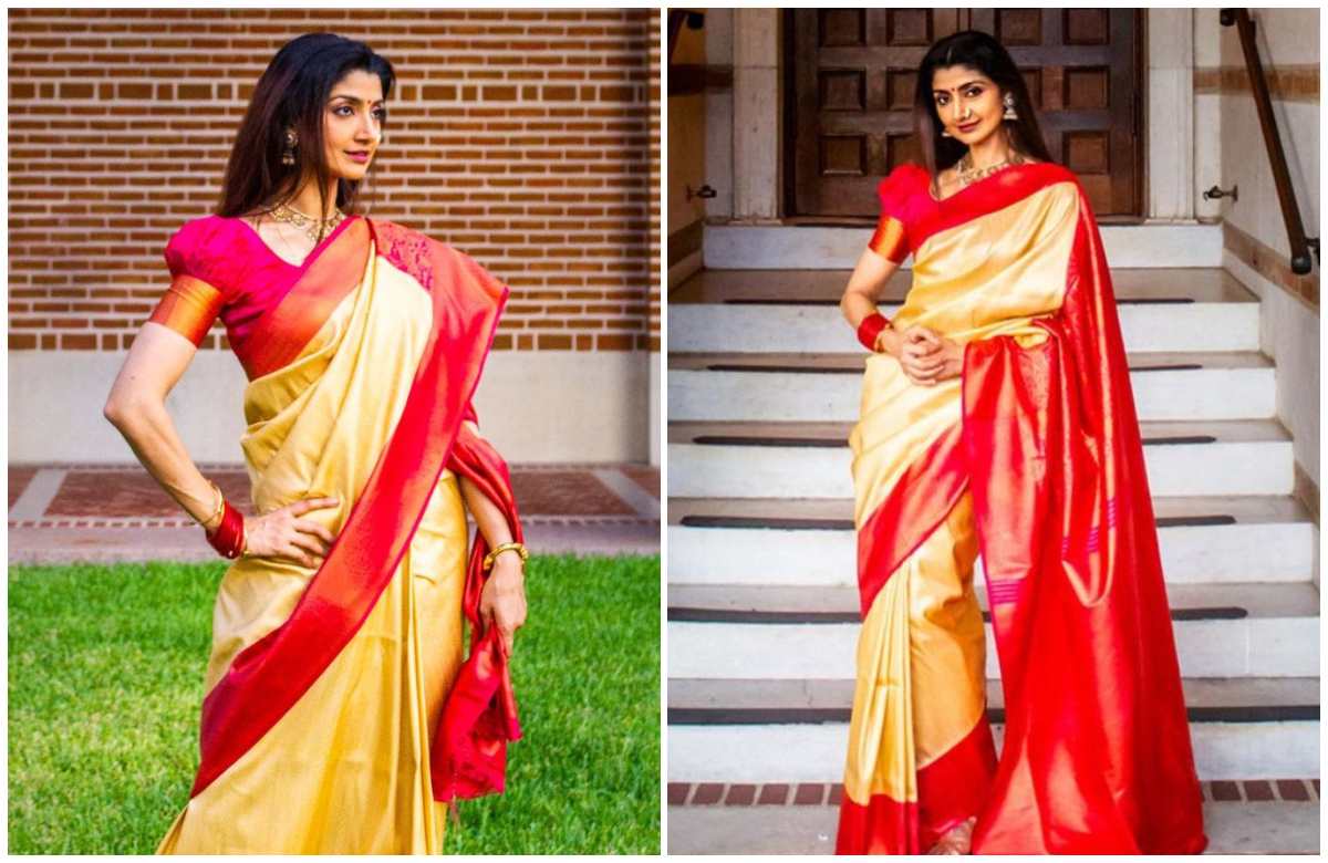 അങ്ങ് അമേരിക്കയായാലും കേരളത്തനിമ വിട്ടൊരു കളിയില്ല.. സാരിയിൽ വീണ്ടും ഞെട്ടിച്ച് ദിവ്യ ഉണ്ണി!! | Divya Unni look gorgeous in sari 1 divya 2