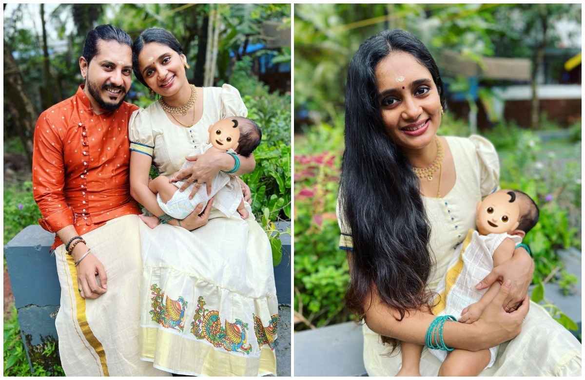 മി 3 യുടെ ഓണാഘോഷ കിടിലൻ എന്ന് ആരാധകർ.. മിലിയോ 1st ഓണം ചിത്രങ്ങള് പങ്കുവെച്ച് മീത്ത് മിറി!! | Meeth Miri Onam Special Photoshoot 1 meeth miri 1