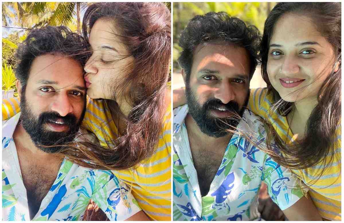റൊമാൻസിനിടെ ചമ്മൽ മാറ്റാൻ മുഖം പൊത്തി സജിൻ; നിന്റെ സന്തോഷത്തിന് വേണ്ടി ഞാന് എന്തും ചെയ്യും.. വീഡിയോ വൈറൽ!! | Shafna shared a post with Sajin 1 sajin shafna 2