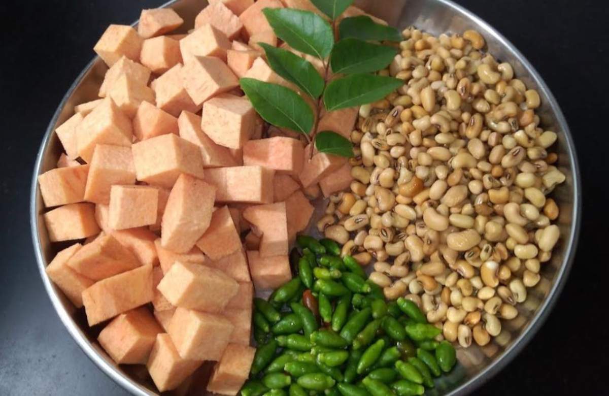 ഈ കറിയെ വെല്ലാൻ ഇനി വേറെ കറി ഇല്ല.. അടിപൊളി രുചിയിൽ ഒരു ചേന വൻപയർ കറി.!! | Yam and Pea Curry 1 Yam and Pea Curry
