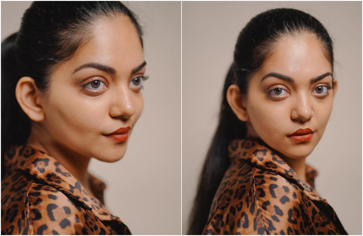Ahaana Krishna latest photos in leopard dress malayalam