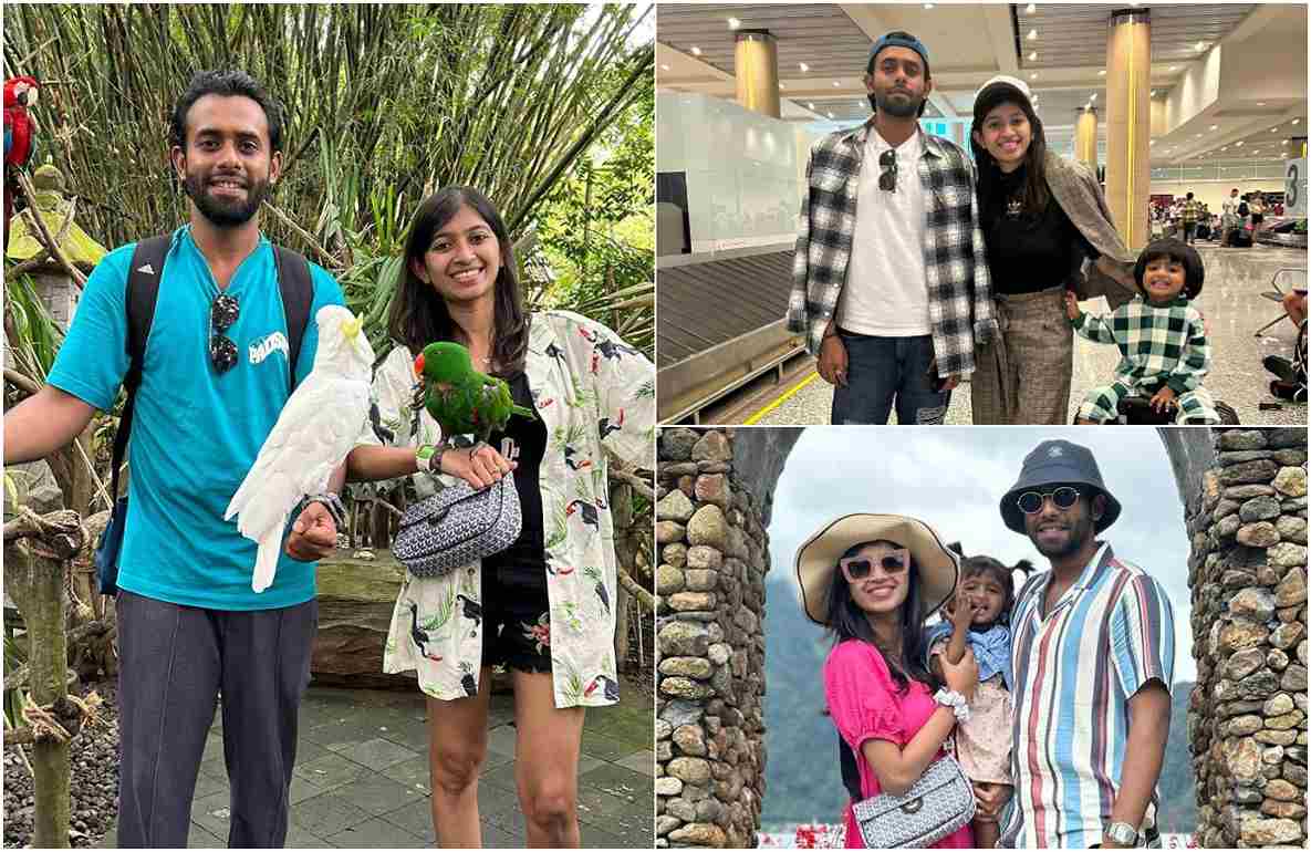 Arjun Ashokan and family vacation pics at Bali latest malayalam