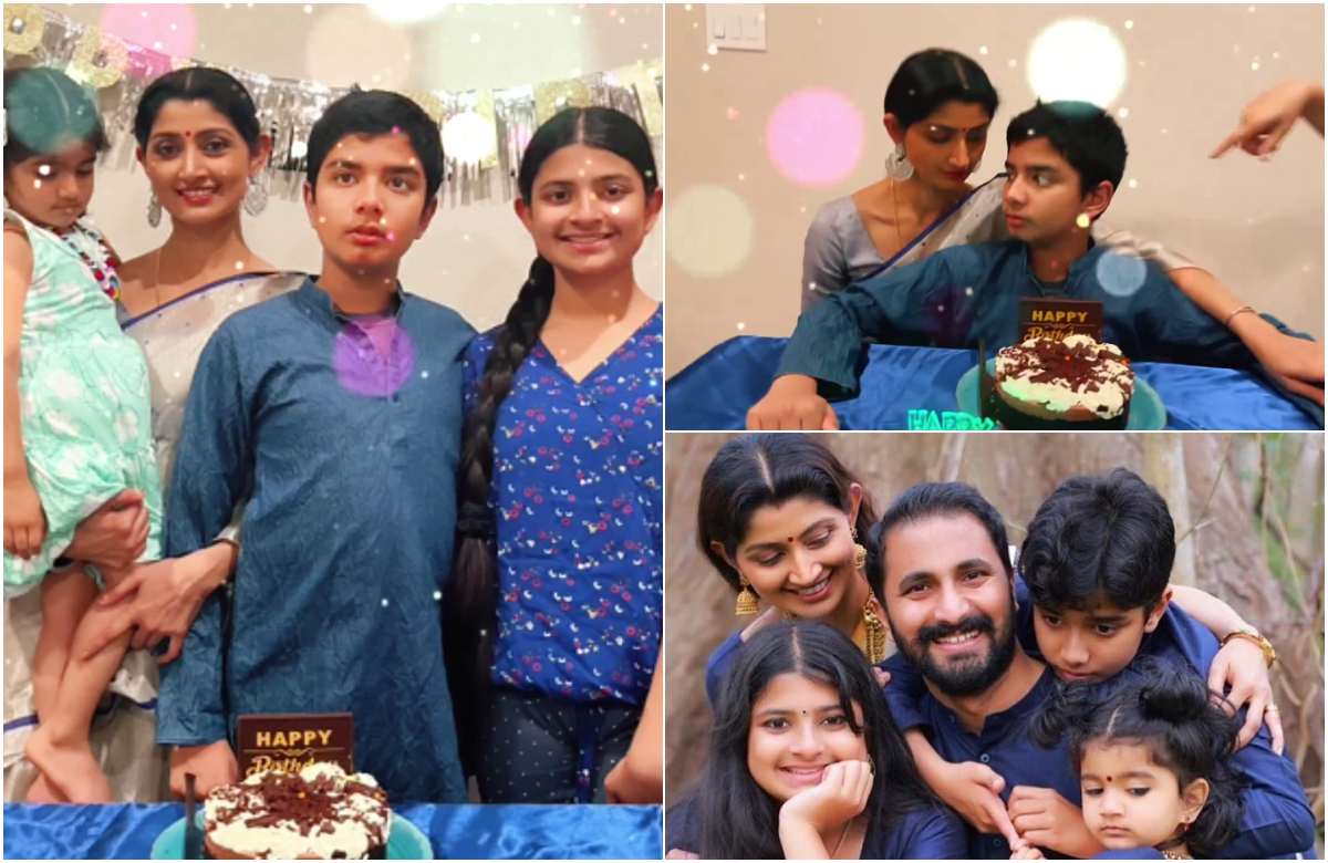 Divya Unni son birthday celebration latest malayalam