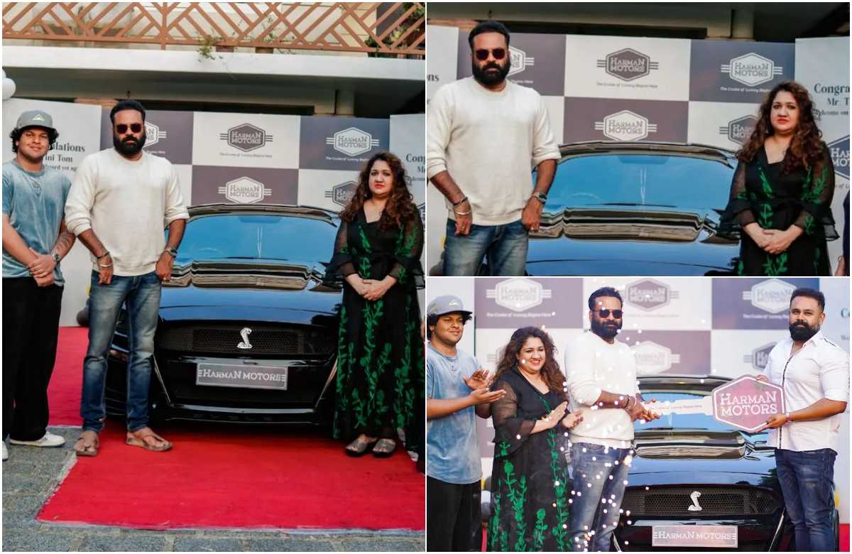 Tini Tom bought new ford Mustang latest malayalam