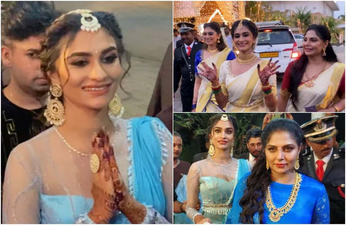 Asha Sharath Daughter Mehendi Wedding Viral Malayalam