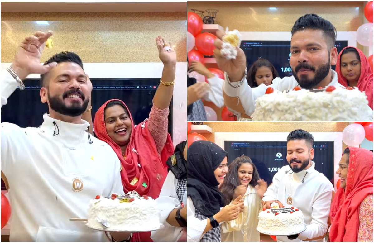  Basheer Mashura Suhana Celebrates One Million Viral Malayalm