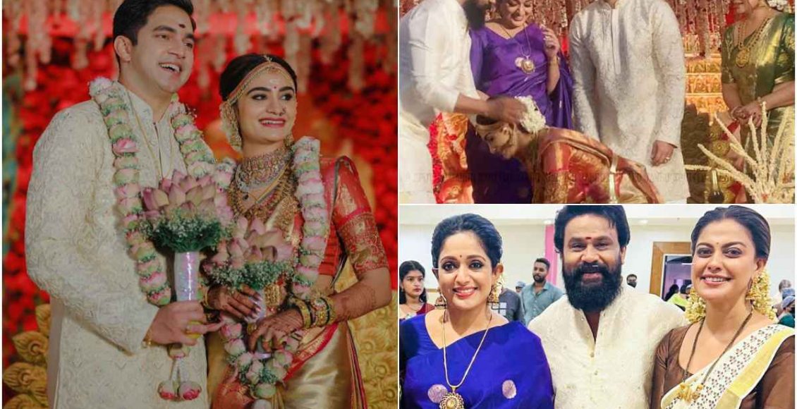 Celebrities At Uthara Sharath Wedding Latest Malayalam