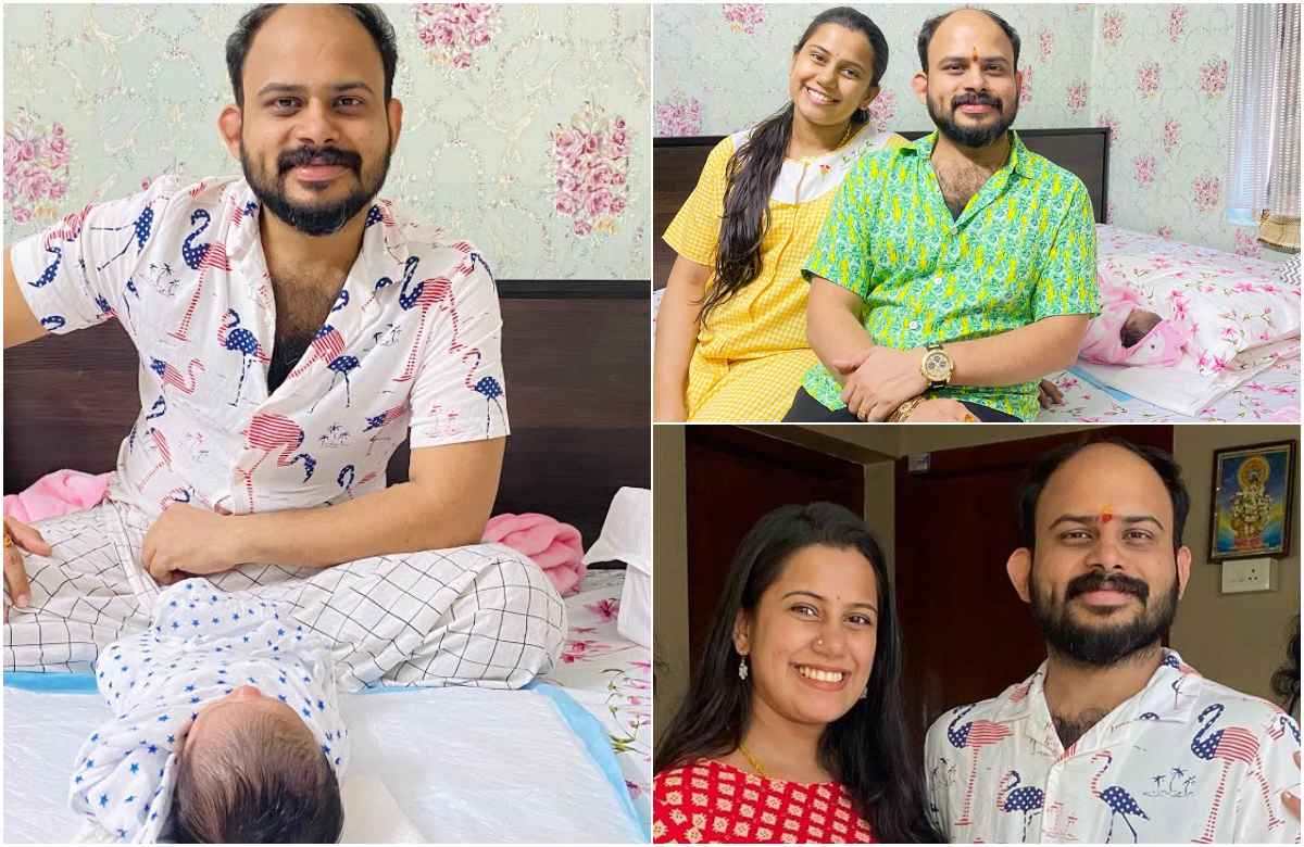 നാല് ദിവസമായി ഉറങ്ങിയിട്ട്; ഇനി അങ്ങോട്ട് ദേവികയ്ക്കും വിജയ്ക്കും ഉറക്കമില്ലാത്ത രാത്രികൾ; നായികയെ സഹായിച്ച് മാഷ് !!! | Devika Nambiar & Vijay Madhaav shared video with baby latest viral malayalam 1 Devika Nambiar & Vijay Madhaav shared video with baby latest viral malayalam