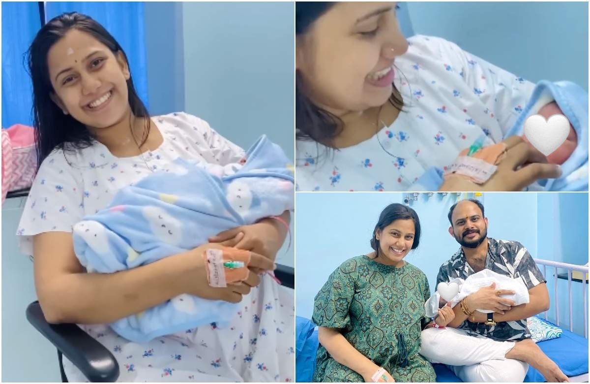  Devika Nambiar & Vijay Madhav shared baby's first video latest viral malayalam