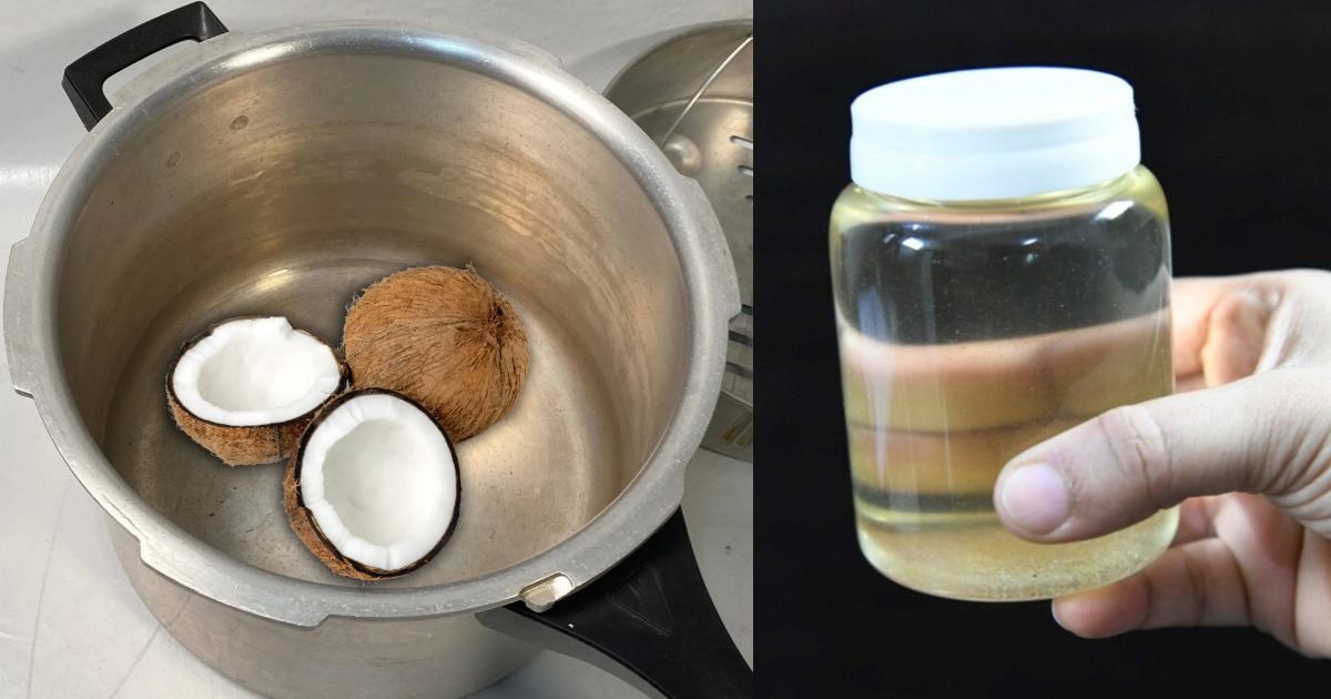 Easy Make Coconut Oil Using Cooker