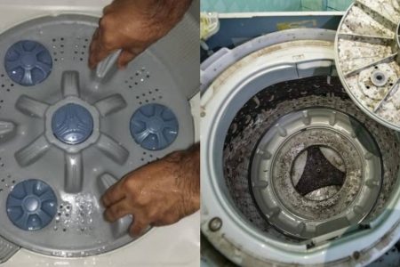 വാഷിംഗ് മെഷീൻ ഉള്ളിൽ നിന്ന് എങ്ങനെ തുറന്ന് വൃത്തിയാക്കാം! വാഷിംഗ് മെഷീൻ വീട്ടിലുള്ളവർ നിബന്ധമായും കാണുക!! | Easy Washing Machine Cleaning Trick