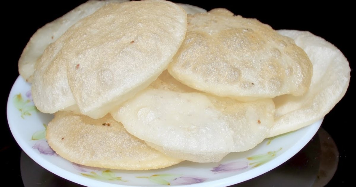Tasty Rice Flour Puri Recipe