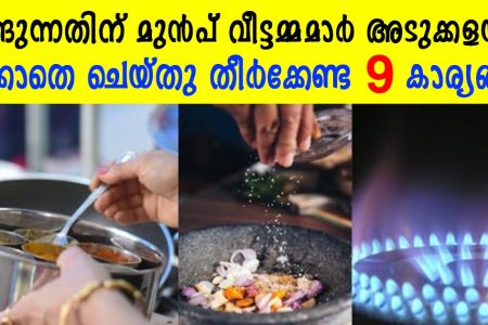 ഉറങ്ങുന്നതിന് മുൻപ് വീട്ടമ്മമാർ അടുക്കളയിൽ മറക്കാതെ ചെയ്‌തു തീർക്കേണ്ട 9 കാര്യങ്ങൾ! ഇനിയും ചെയ്യാതെ പോകരുതേ!! | Best 9 Kitchen Tips