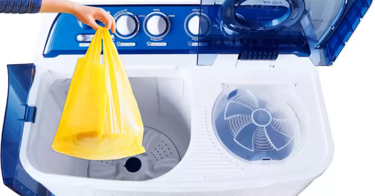 Plastic Cover in Washing Machine
