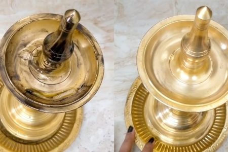 ഈ ഒരു സൂത്രം ചെയ്താൽ മതി എത്ര അഴുക്കു പിടിച്ച കരിപിടിച്ച വിളക്കും ഈസിയായി വെളുപ്പിക്കാം! നിലവിളക്കുകൾ ഇനി വെട്ടിതിളങ്ങും!! | Pooja Vessels Cleaning Tips