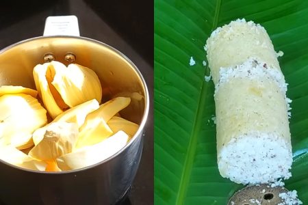 പച്ച ചക്ക മിക്സിയിൽ ഇതുപോലെ ഒന്ന് കറക്കി എടുക്കൂ! വെറും 10 മിനിറ്റിൽ സ്വാദ് ഏറിയ ആവി പറക്കും പഞ്ഞിപുട്ട് റെഡി!! | Raw Jackfruit Puttu Recipe
