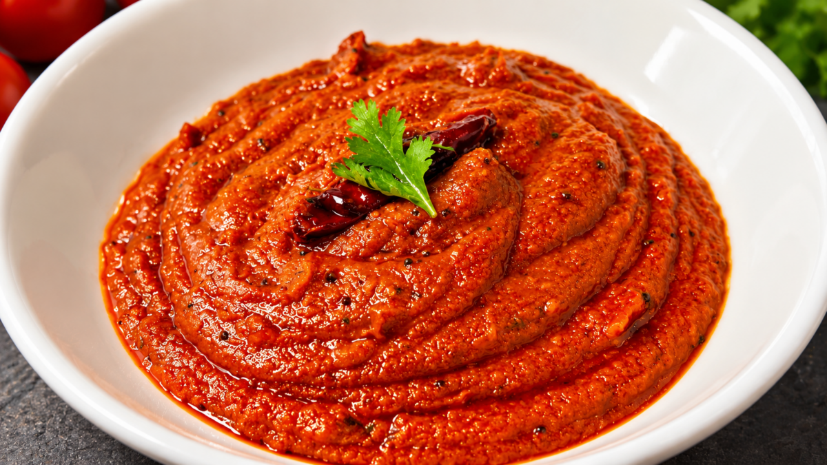 Saravana Bhavan Tomato Chutney Recipe